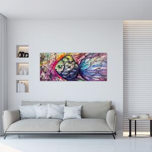 Obraz - Farebná rybička (120x50 cm)