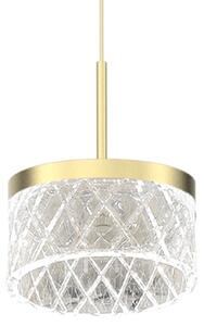 LED Luster na lanku ELEGANCE LED/9W/230V pr. 15 cm zlatá