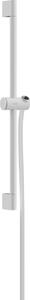 Hansgrohe Unica, sprchová tyč Pulsify S 650 mm so sprchovou hadicou Isiflex 1600 mm, biela matná, HAN-24400700