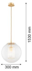 Argon 8626 - Luster na lanku HAMPTON 1xE27/15W/230V