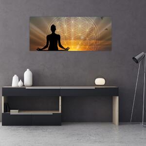 Obraz meditácie (120x50 cm)