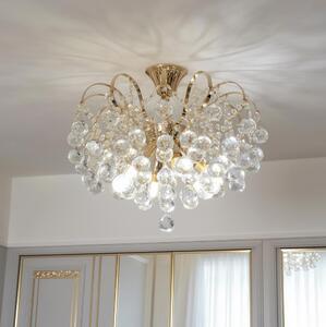 Brilagi - Prisadený luster CRYSTAL 6xE14/60W/230V zlatá