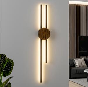 Brilagi - LED nástenné svietidlo WOODY COLLINE LED/15W/230V 80 cm dub orech