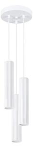 Sollux SL.1538 - Luster na lanku KARBON 3xGU10/10W/230V biela