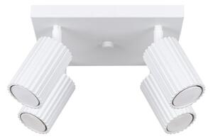 Sollux SL.1545 - Bodové svietidlo KARBON 4xGU10/10W/230V biela