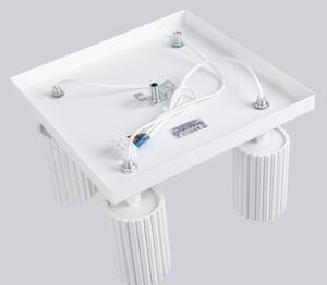 Sollux SL.1545 - Bodové svietidlo KARBON 4xGU10/10W/230V biela