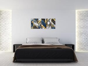 Obraz umelecké abstrakcie (120x50 cm)