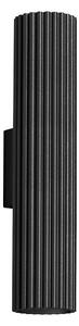 Sollux SL.1577 - Nástenné svietidlo KARBON 2xGU10/10W/230V čierna