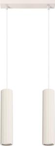 Sollux SL.1593 - Luster na lanku KARBON 2xGU10/10W/230V krémová