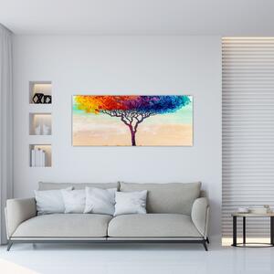 Obraz maľovaného stromu (120x50 cm)
