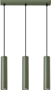 Sollux SL.1486 - Luster na lanku LAGOS 3xGU10/10W/230V zelená