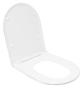 WC doska softclose SAT Ergo Duroplast biela SATPSWCP