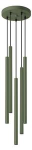 Sollux SL.1522 - Luster na lanku PASTELO 5xG9/8W/230V zelená