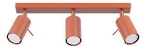 Sollux SL.1508 - Bodové svietidlo RING 3xGU10/10W/230V červená