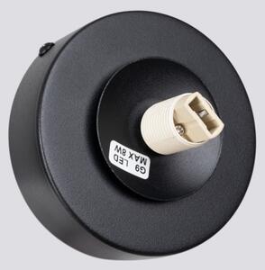 Sollux SL.1461 - Nástenné svietidlo YOLI 1xG9/8W/230V čierna