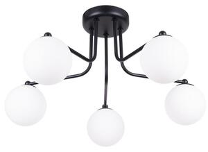 Sollux SL.1663 - Luster na tyči ASTRAL 5xG9/8W/230V čierna