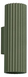 Sollux SL.1657 - Nástenné svietidlo KARBON 2xGU10/10W/230V zelená
