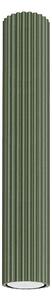 Sollux SL.1609 - Bodové svietidlo KARBON 1xGU10/10W/230V 40 cm zelená