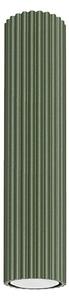 Sollux SL.1608 - Bodové svietidlo KARBON 1xGU10/10W/230V 30 cm zelená