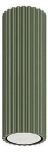 Sollux SL.1607 - Bodové svietidlo KARBON 1xGU10/10W/230V 20 cm zelená