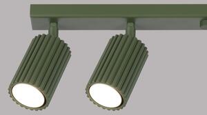 Sollux SL.1623 - Bodové svietidlo KARBON 6xGU10/10W/230V zelená
