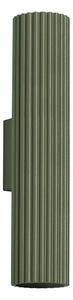 Sollux SL.1615 - Nástenné svietidlo KARBON 2xGU10/10W/230V zelená