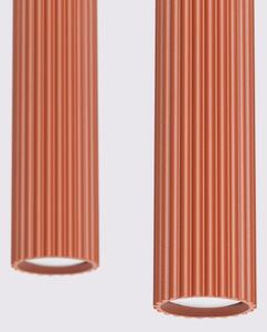 Sollux SL.1631 - Luster na lanku KARBON 2xGU10/10W/230V červená