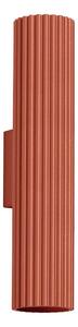 Sollux SL.1634 - Nástenné svietidlo KARBON 2xGU10/10W/230V červená