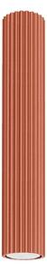Sollux SL.1628 - Bodové svietidlo KARBON 1xGU10/10W/230V 40 cm červená