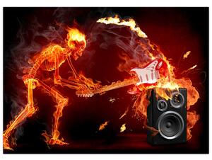 Obraz - Hudba v plameňoch (70x50 cm)