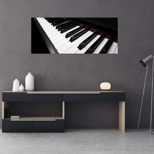 Obraz klávesov piána (120x50 cm)