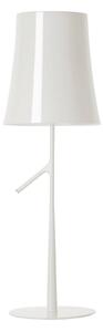 Foscarini Birdie grande LED stolová lampa biela stmavená