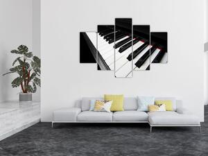Obraz klávesov piána (150x105 cm)
