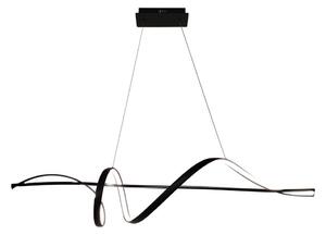 LED Luster na lanku SASH LED/36W/230V čierna