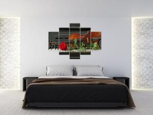 Obraz - Spomienka na hudobníka (150x105 cm)