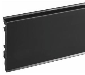 Lišta soklová PVC Cezar MASTERLINE 80 Čierna RAL 9005 (090) 81,5x17,2x2200 mm