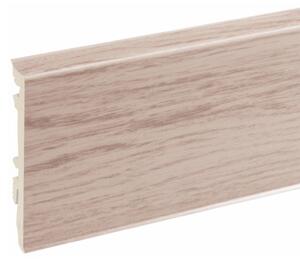 Lišta soklová PVC Cezar MASTERLINE 80 Kriedová hnedá (467) 81,5x17,2x2200 mm