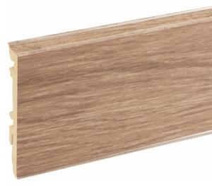 Lišta soklová PVC Cezar MASTERLINE 80 Čajová hnedá (473) 81,5x17,2x2200 mm