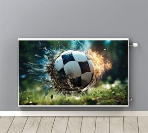 Kryt na radiátor, rohož, magnet, futbal, štadión, hra, 60 x 100 cm