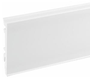 Lišta soklová PVC Cezar MASTERLINE 80 Biela (RAL 9003) 81,5x17,2x2200 mm
