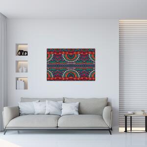 Obraz ornamentálne abstrakcie (90x60 cm)