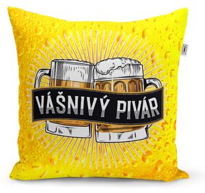 Sablio Vankúš Vášnivý pivár: 40x40 cm