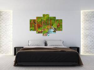 Detský obraz so zvieratkami (150x105 cm)