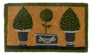 Kokosová rohož ručne vyrobená 3 topiary - 75 * 45 * 3cm - Mars & More