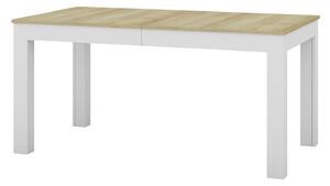 Jedálenský stôl Weston (dub riviera + biela) (pre 6-8 osôb). Vlastná spoľahlivá doprava až k Vám domov. 1082834