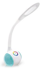 LED RGB Stmievateľná nabíjacia stolná lampa LED/5W/5V 2400 mAh