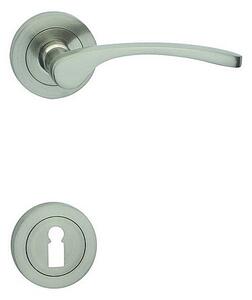 Dverové kovanie COBRA LAURA-R (ONS), kľučka-kľučka, WC kľúč, COBRA ONS (nikel matný)