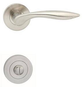Dverové kovanie COBRA BIANCA-R (IN), kľučka-kľučka, Otvor pre obyčajný kľúč BB, COBRA IN (nerez)