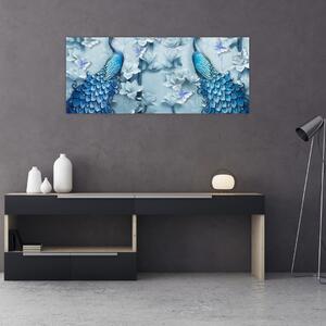 Obraz pávov (120x50 cm)
