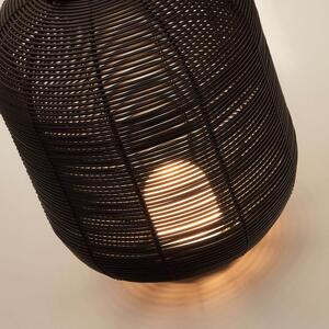 MUZZA Vonkajšia stolná lampa ranelasa 37 cm čierna